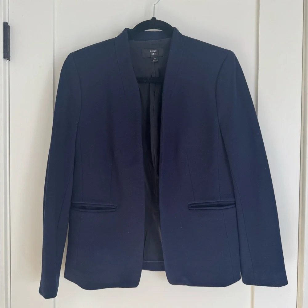 J.Crew Going-Out Blazer in Stretch Twill - Picture 4 of 5